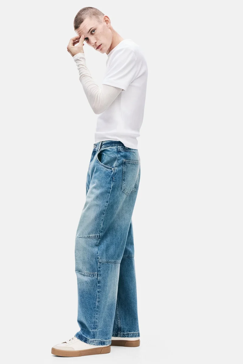 H&M  Baggy darted jeans for Men | Best Price UAE