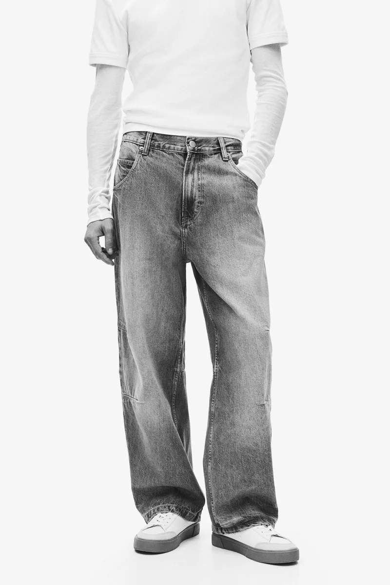 H&M Baggy darted jeans