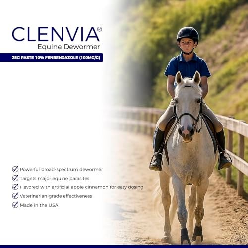 CLENVIA Horse Paste 10% – 4 Pack – 25g Syringes – Oral Deworming Paste for Horses of All Ages – Easy-to-Administer Equine Care - Image 2