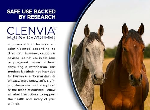 CLENVIA Horse Paste 10% – 4 Pack – 25g Syringes – Oral Deworming Paste for Horses of All Ages – Easy-to-Administer Equine Care - Image 4
