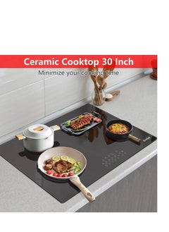 FIPKA Cookware Built-in 2 Burner Infrared Induction Cooker 3000W High power Suitable for all Pans 37625  - Image 3