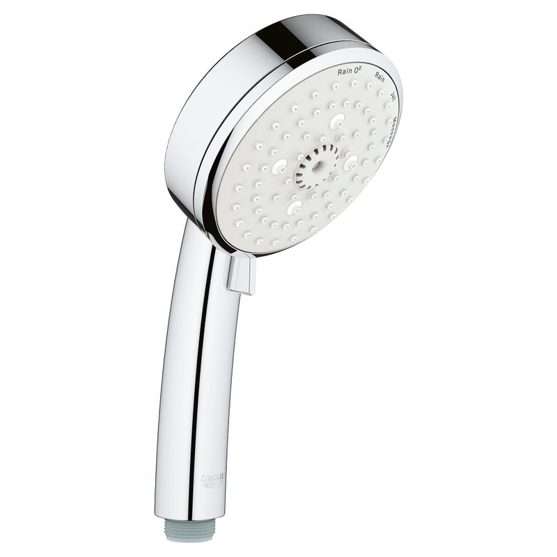 Grohe 27575002 Tempesta Cosmopolitan 2.5 GPM 4-Spray Hand Shower, Starlight Chrome - Image 1