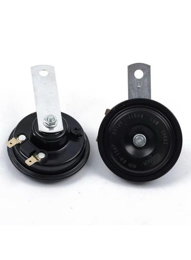 BSEOCH 12V Car Horn Set, 110dB Dual Tone Snail Horn, Universal Fit, Waterproof ABS Electric Horn for Vehicles - Image 3