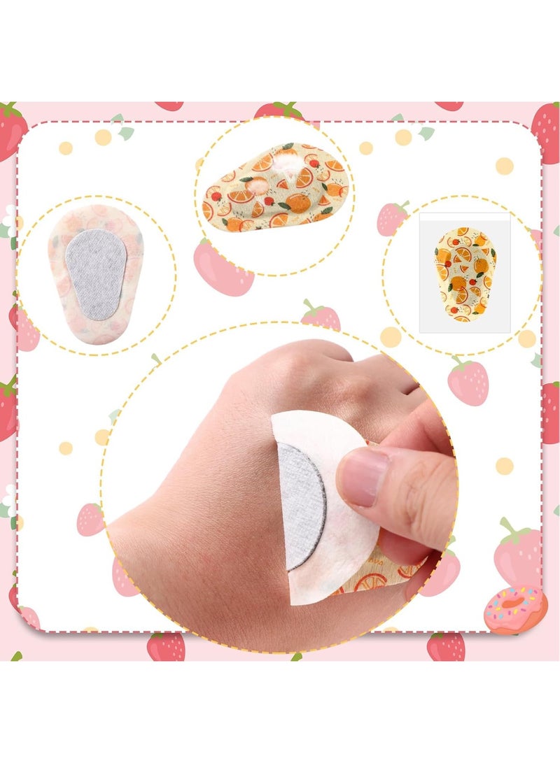 saykfoe 45 Pcs Adhesive Eye Patches for Girls, Fun Design Kids Eye Patches Cute Latex Free Adhesive Bandages for Amblyopia Disposable Eye Pad Lazy Eye Light Blocking Children - Image 2
