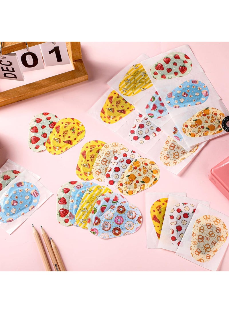 saykfoe 45 Pcs Adhesive Eye Patches for Girls, Fun Design Kids Eye Patches Cute Latex Free Adhesive Bandages for Amblyopia Disposable Eye Pad Lazy Eye Light Blocking Children - Image 3