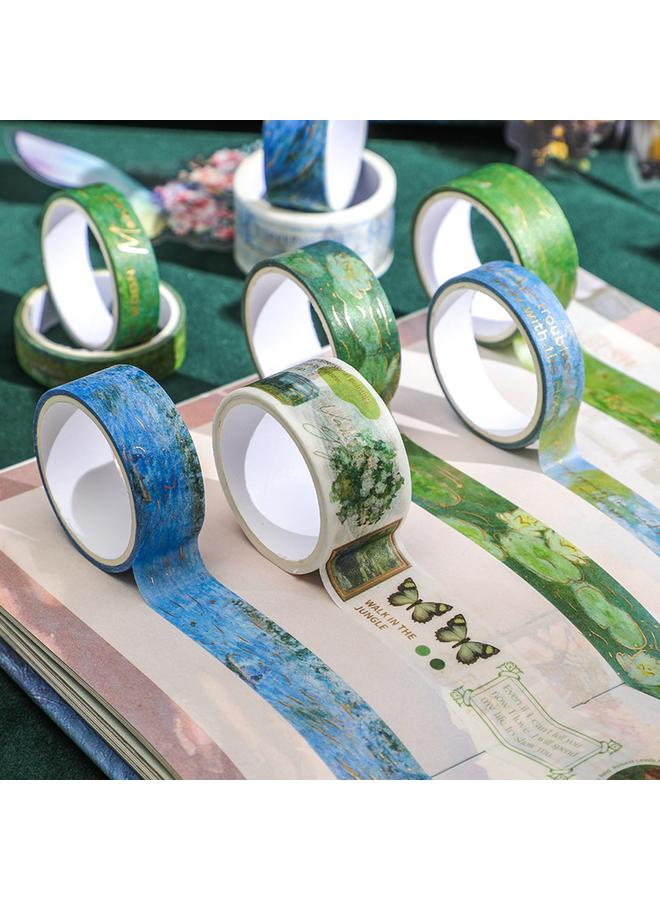 Bluejw Vintage Oil Painting Hand Book Suit Gift Box High Beauty Value Notebook Stationery Girl Cute Hand Book Girl Day - Image 4