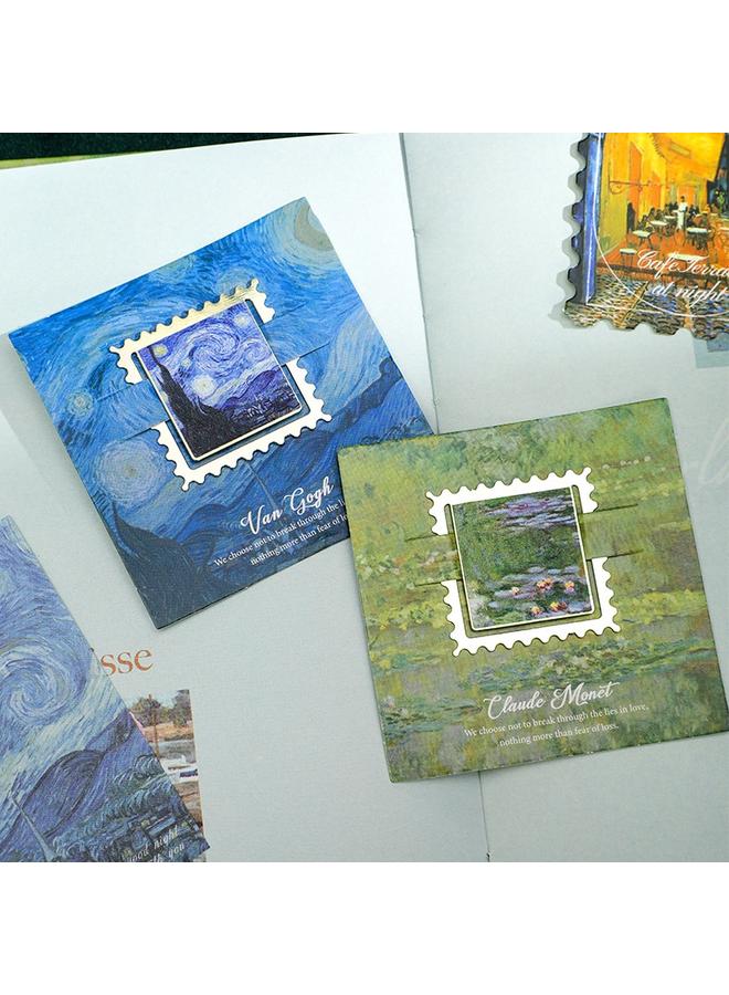 Bluejw Vintage Oil Painting Hand Book Suit Gift Box High Beauty Value Notebook Stationery Girl Cute Hand Book Girl Day - Image 5