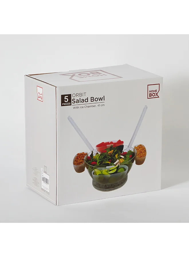 هوم بوكس Orbit Salad Bowl with 4 Cups 41 cm
