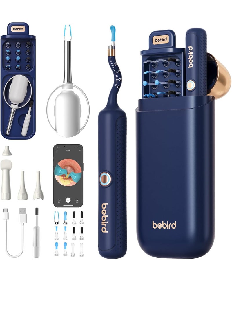 Bebird Earsight Plus R37R Ear Cleaning Camera Wax Removal Tool kit, Flexible Ear Scope Otoscope Camera Light, Visual Ear Picker Wireless Earwax Remover Tweezers for Adults & Kids - Image 1