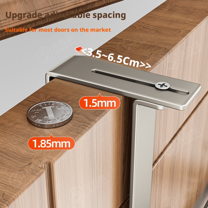 Over-the-Door Hook - Aluminum Alloy, No Drilling, 10-15kg - Image 2