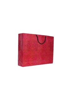 A&A A&A Bags Paper Bag Laminated 13x17x 4-inch with Floral Design (Multicolour) - Pack of 10  - Image 1