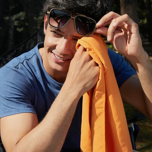 Rainleaf Microfiber Towel Perfect Travel & Gym & Camping Towel. Quick Dry - Super Absorbent - Ultra Compact - Lightweight. Suitable for Trip, Beach, Shower, Backpacking, Pool - Image 5