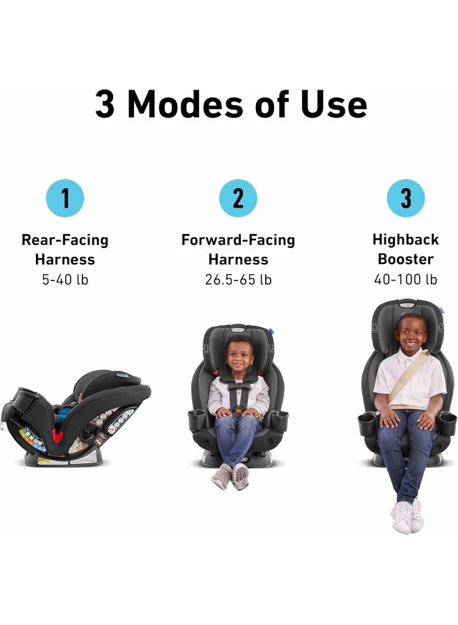Graco TriRide 3-in-1 Reclining Car Seat, Kipling - Image 2