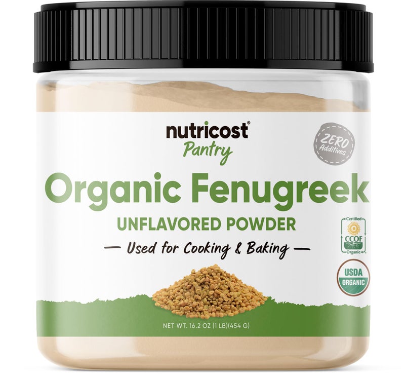Nutricost Organic Fenugreek Powder (1LB) - Image 1