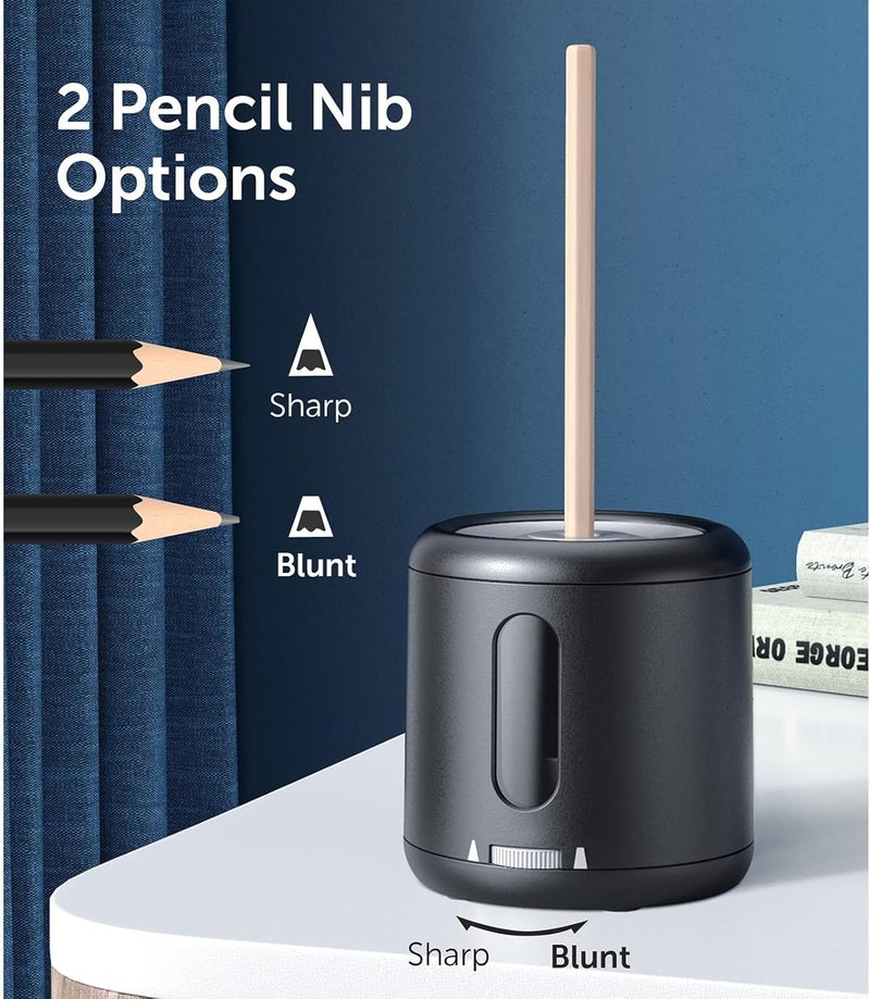 X spring Electric Pencil Sharpener, Portable Battery Pencil Sharpener For Lightweight, Electric Pencil Sharpeners For Kids, Usb Powerd Pencil Sharpeners For Artist Classroom School Work - Image 4