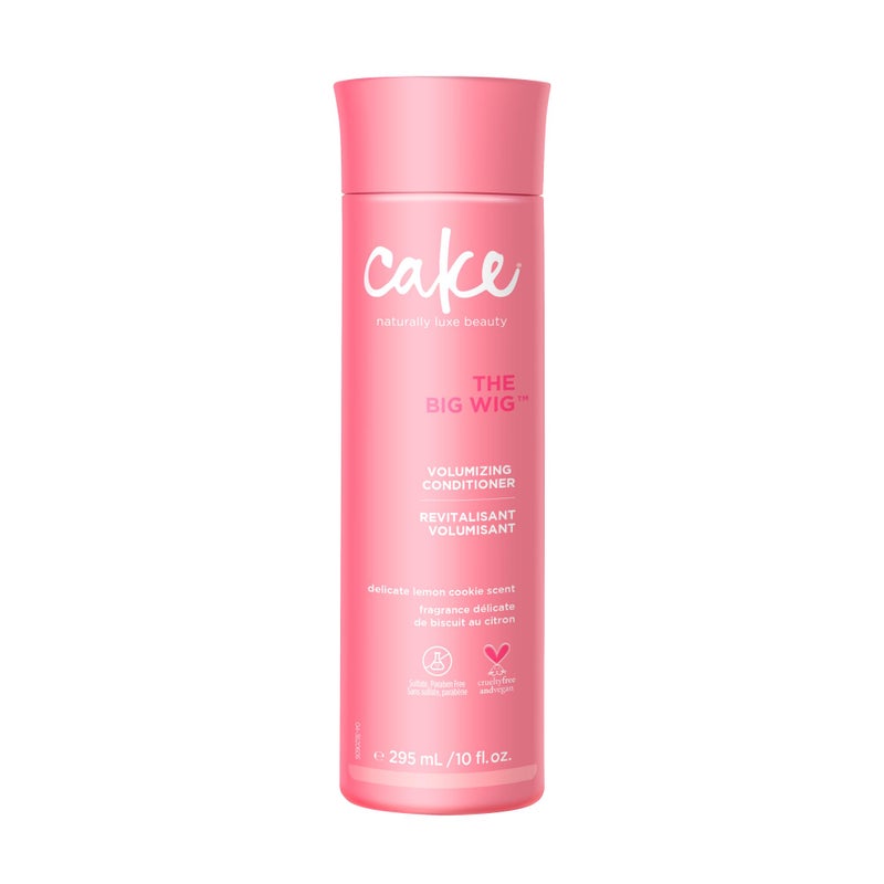 Cake Beauty بلسم كيك بيوتي، ذا بيغ ويغ - ترطيب خفيف وتغذية - مع زيت بذور عباد الشمس، بروتين الأرز وزبدة الشيا - لجميع أنواع الشعر - 10 أونصة سائلة / 295 مل - Image 1