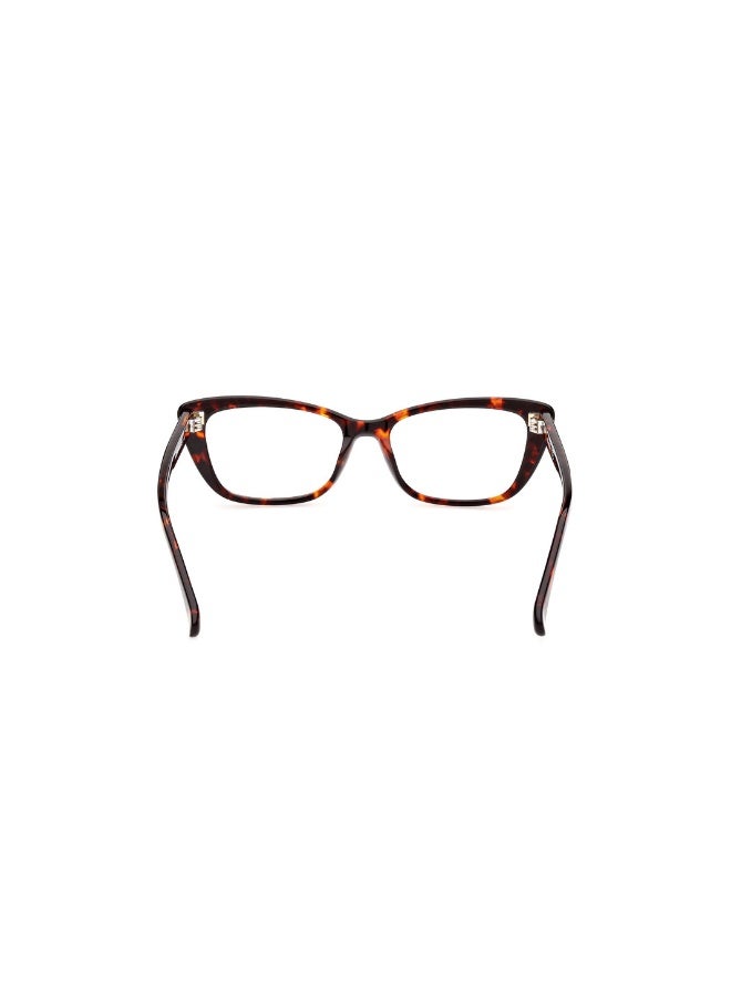 ماكس مارا نظارة طبية بشكل فراشة للنساء بأذرع من الأسيتات MM5059  مقاس 53 - دارك هافانا - Image 4