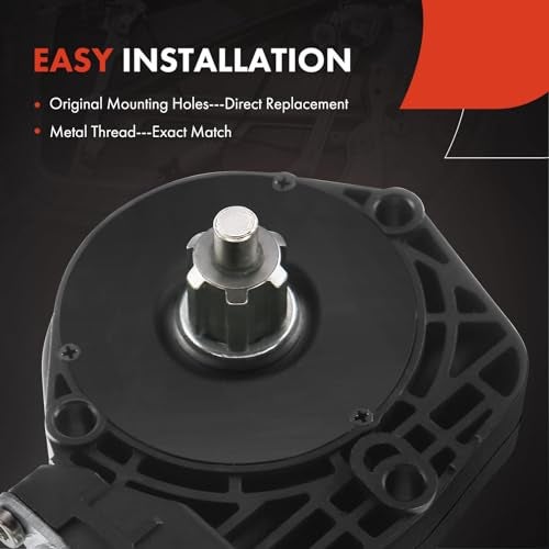 A-Premium Power Window Lift Motor Compatible with Ford Explorer 2002-2006, Expedition & Lincoln Aviator & Mercury Mountaineer, 2 Pins Only Without Anti-Clip Fuction, Replace# 1L2Z7823394AA - Image 5