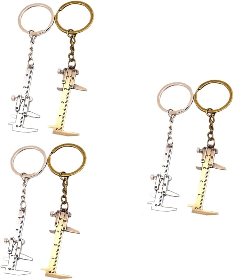 3 حزمة من أداة الفرجار الصغيرة، ميكرومتر داخلي وخارجي، فرجار جيبي، سلسلة مفاتيح - Image 2