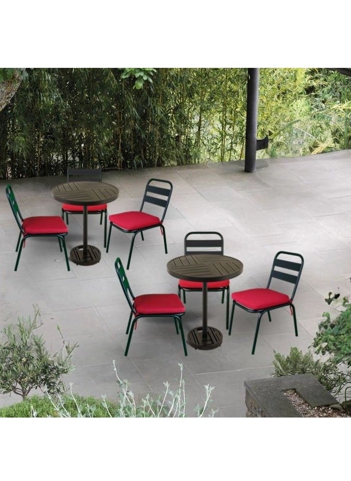 Schondor Furniture Prague | 4 Seater | Outdoor Dining Table | Made in Aluminum Cast | Perfect for Any Outdoor Space | Patio | Garden | Restaurants | Balcony  - Image 5