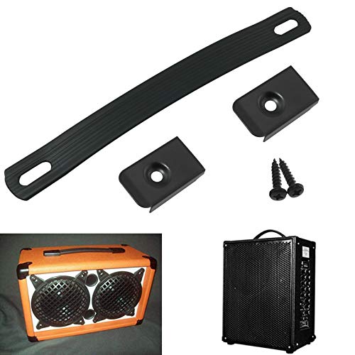 ZZHXSM 2 Pcs Handle Strap Replacement Pull Handle Strap Handle Box Carry Grip Carry Handle with Metal End Caps, with 4 screws - Image 3