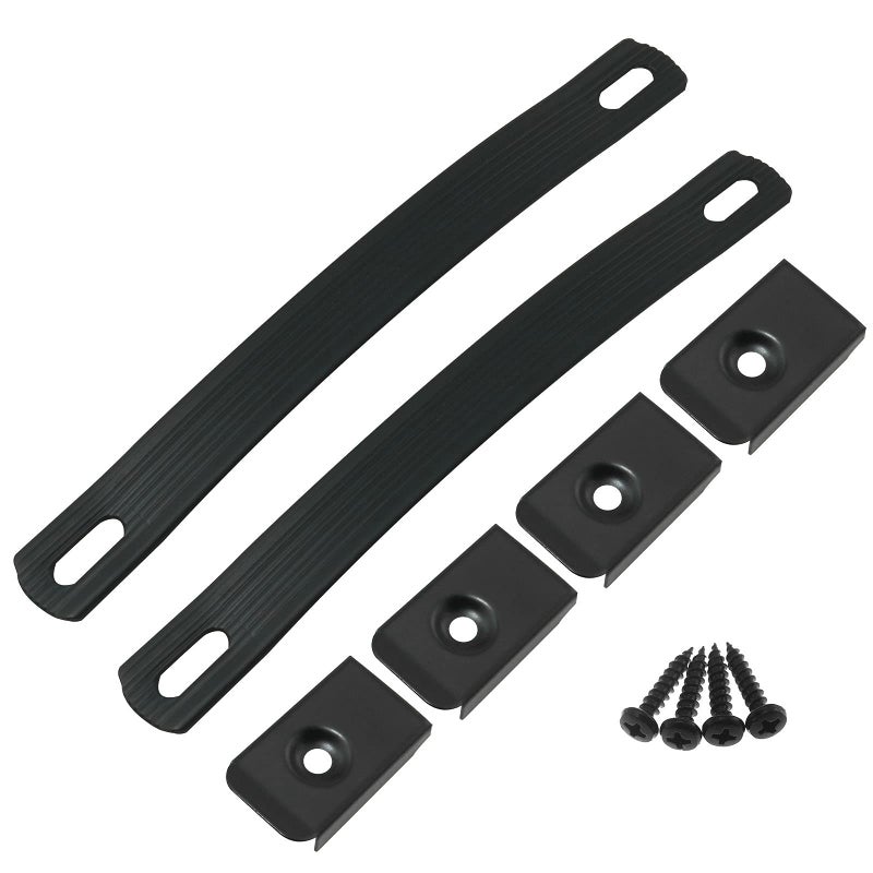 ZZHXSM 2 Pcs Handle Strap Replacement Pull Handle Strap Handle Box Carry Grip Carry Handle with Metal End Caps, with 4 screws - Image 5