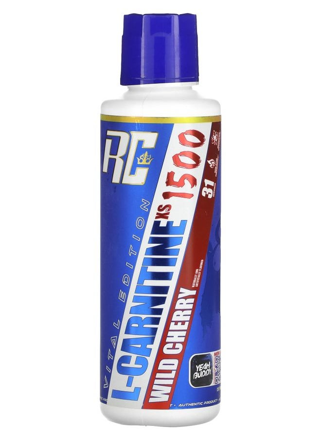 RONNIE COLEMAN Vital Edition L-Carnitine XS 1500 Wild Cherry 16 fl oz (473.28 ml) 