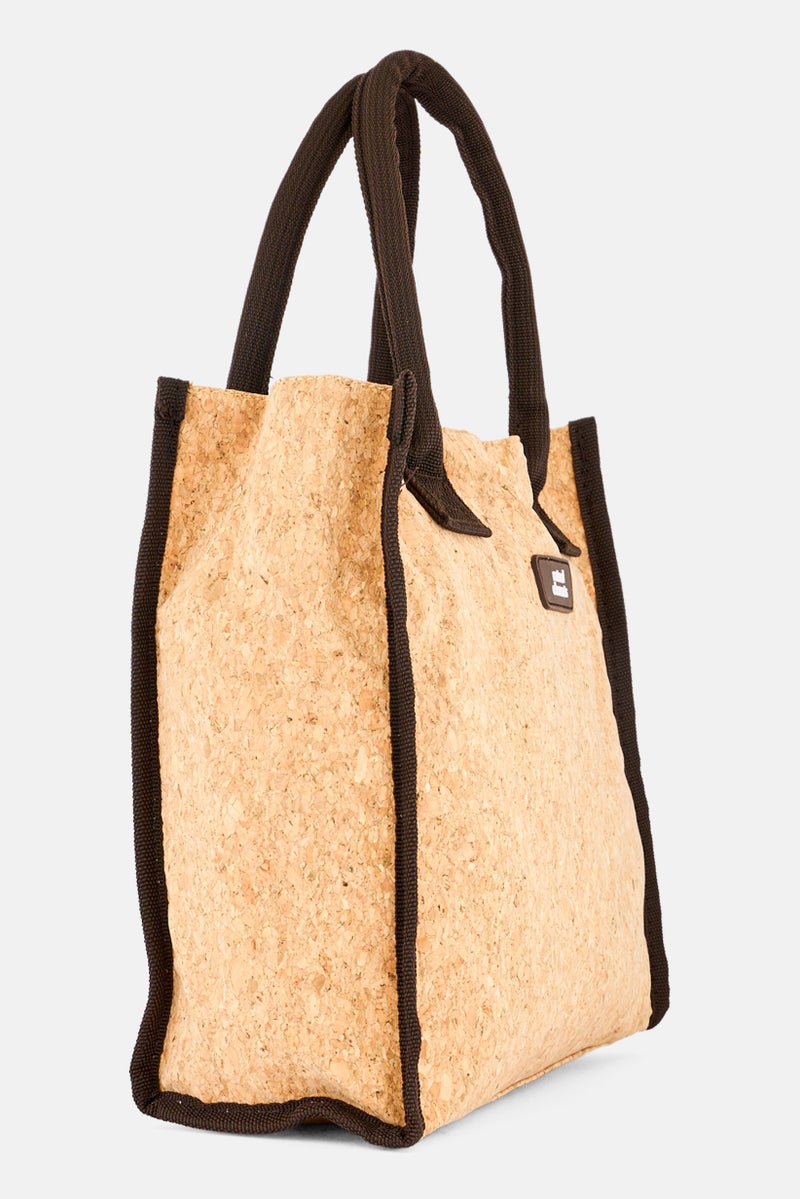 natural elements Eco-Friendly Cork Lunch Bag, Light Brown - Image 2