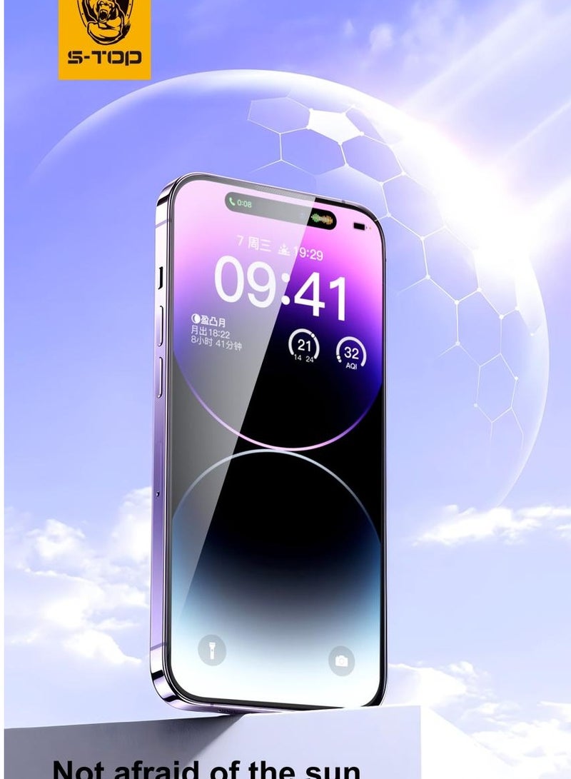 S-TOP Transparent protection sticker against breakage and scratches for iPhone 15 - Image 4