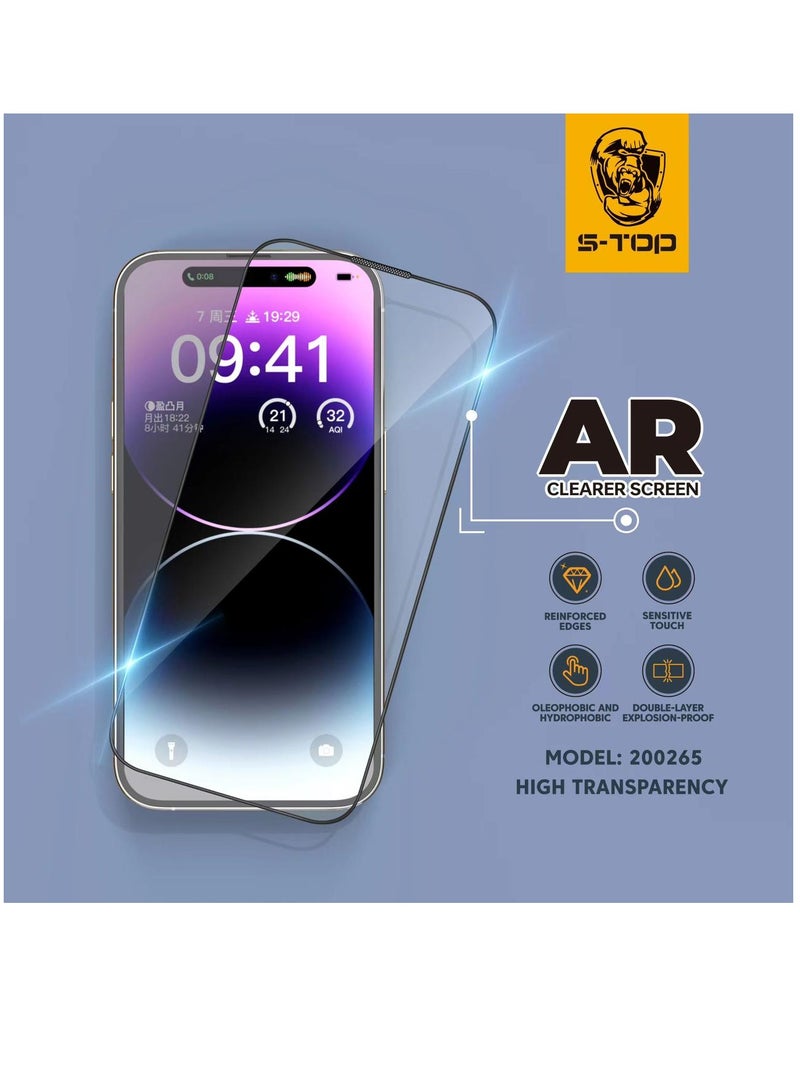 S-TOP Transparent protection sticker against breakage and scratches for iPhone 15 - Image 2