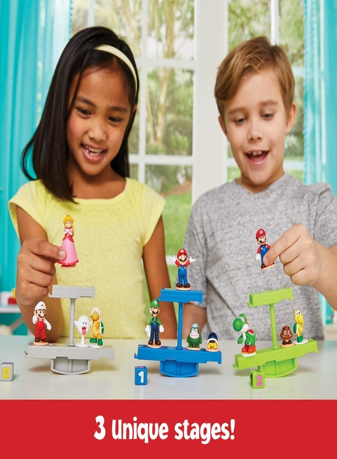 Epoch Games Super Mario Balancing Game Bundle, 3 Tabletop Action Games for Ages 4+ with 12 Collectible Super Mario Action Figures, Multi (7386) - Image 5