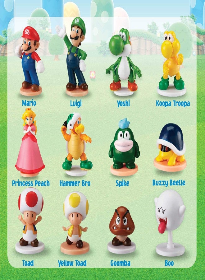 Epoch Games Super Mario Balancing Game Bundle, 3 Tabletop Action Games for Ages 4+ with 12 Collectible Super Mario Action Figures, Multi (7386) - Image 3