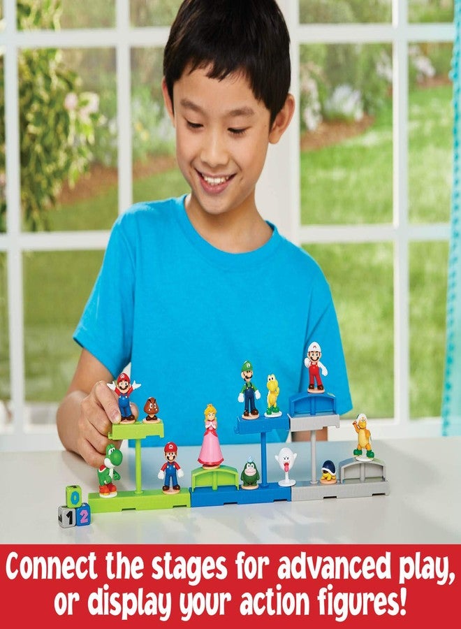 Epoch Games Super Mario Balancing Game Bundle, 3 Tabletop Action Games for Ages 4+ with 12 Collectible Super Mario Action Figures, Multi (7386) - Image 4