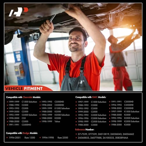 A-Premium - علبة توجيه الطاقة متوافقة مع شيفروليه تاهو، C1500/C2500 سوبربان، C3500HD، K1500/K2500 سوبربان و دودج رام 1500 2500 و GMC C1500 سوبربان، K3500، استبدال# 5083894AA - Image 2