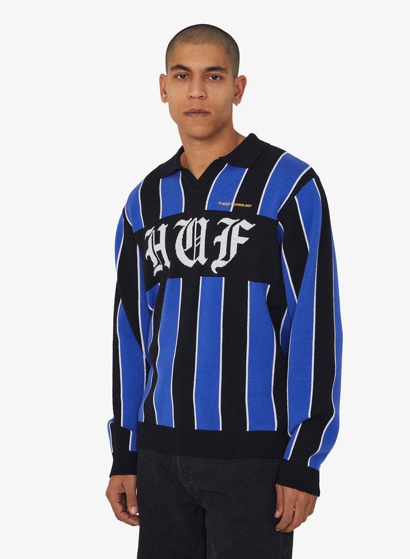 HUF MIDFIELD JERSEY SWEATER - Image 1