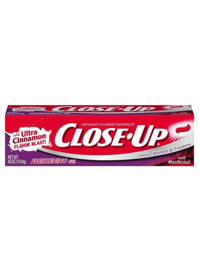 Close Up Closeup Fluoride Toothpaste Freshening Red Gel 4 Oz - Image 1