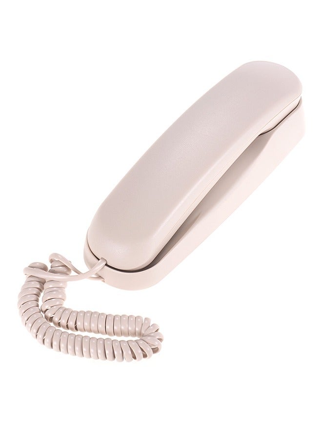 Mini Desktop Corded Landline Fixed Telephone Wall Mountable Support - Image 1
