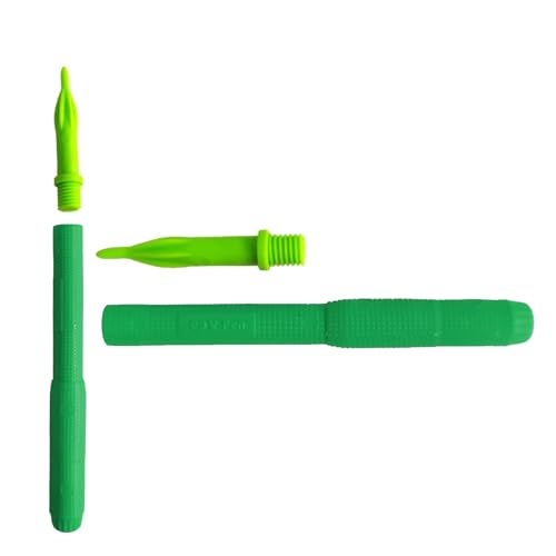 SpeechGears V-Pen with Battery Powered Pointed-Tip Substitute of Traditional Finger Tapping Handheld Massager (Green) - Image 2