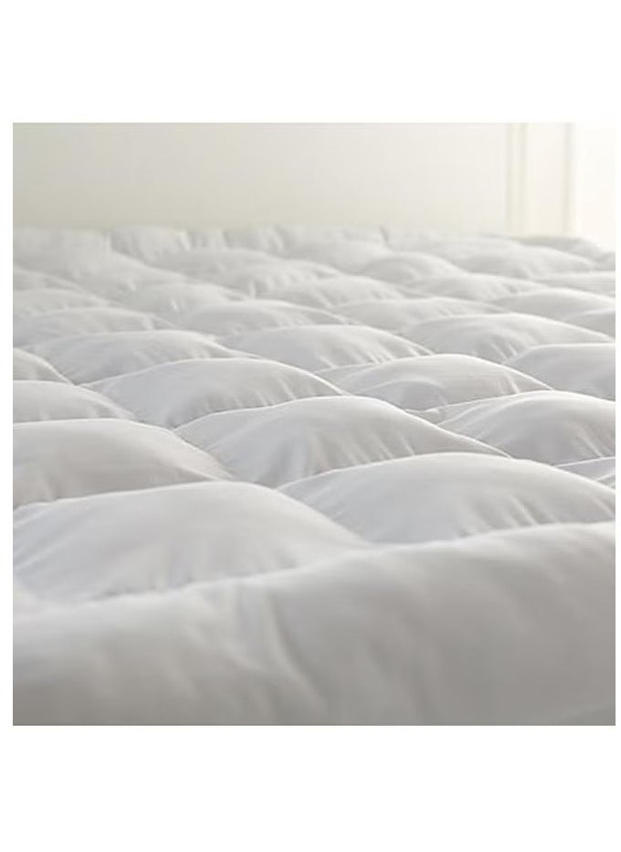 Gerenic Hotel mattress pad, height 14 cm, size 200x200 cm, made of microfiber filling  - Image 2