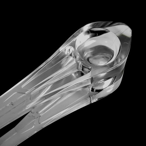Kadence Musical Spoons - Hand Percussion Instrument - New age crystal clear design made with polycarbonate(9 Inch) (White) (Transparent) - Image 3