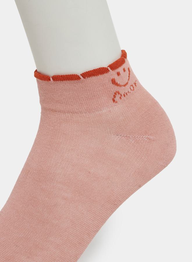 Styli Pack of 3 - Contrast Amor Ankle Length Socks  - Image 3