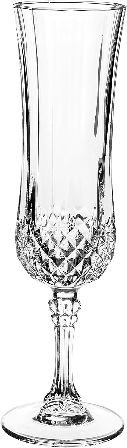 BLISS START Red Wine Glass Long Champ Champagne Glass Set of 6 PCs 220 ml Flute WineWhiskey Beer Water Juice TequilaRum Brandy ScotchCocktail Glasses - Image 3