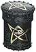 Q Workshop Call of Cthulhu Black  GreenGolden Leather Dice Cup - Image 4