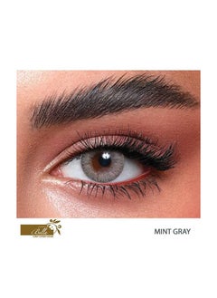 BELLA ELITE PLANO MINT GRAY CONTACT LENS