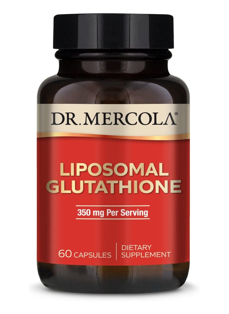 Dr. Mercola Liposomal Glutathione 350 Mg Per Serving 60 Capsules  - Image 1