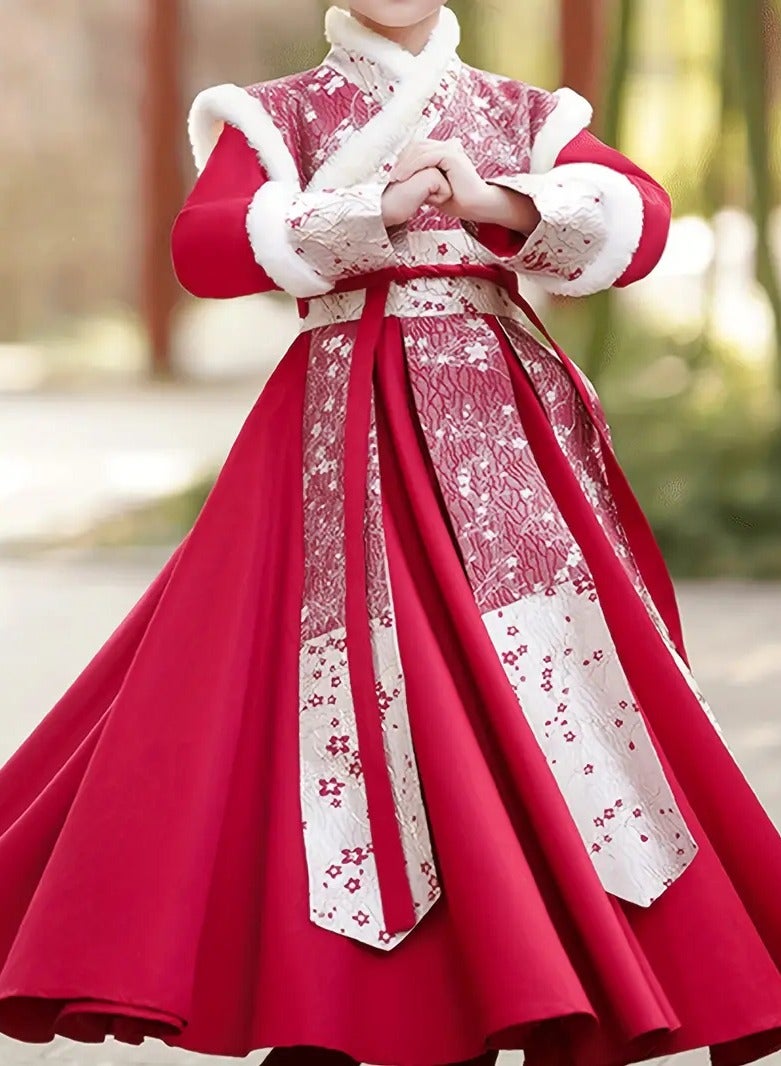 AROAQ Traditional Chinese Clothing for Boys, Featuring a Thickened Ancient Tang Suit Suitable for New Year Celebrations - Image 3