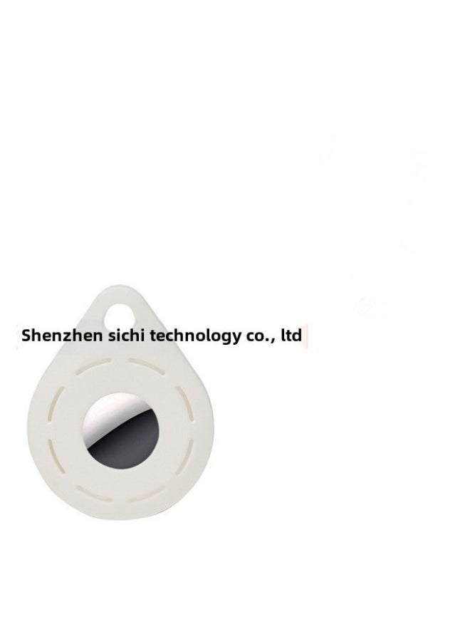 Generic - Drop Apple Airtag Protective Case Airtags Silicone Protective Case Apple Tracker Protective Case-Colour:White-Applicable Model:Matching Bracelet - Image 1