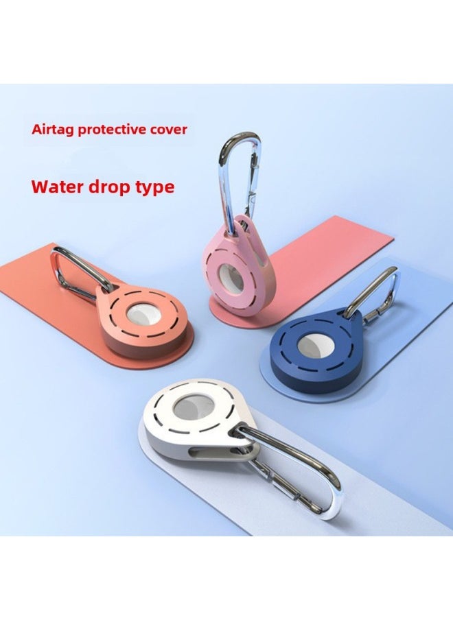 Generic - Drop Apple Airtag Protective Case Airtags Silicone Protective Case Apple Tracker Protective Case-Colour:White-Applicable Model:Matching Bracelet - Image 1