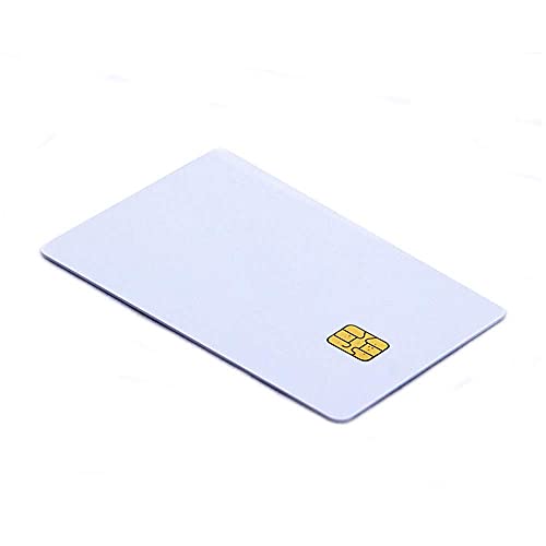 Gialer 50 Pack SLE4442 Chip Cards, Blank Smart Intelligent Card Contact IC Card, ISO 7816 Contact Smart Card, Contact Chip PVC Card for Hotel Key Card/Access Control System - Image 3