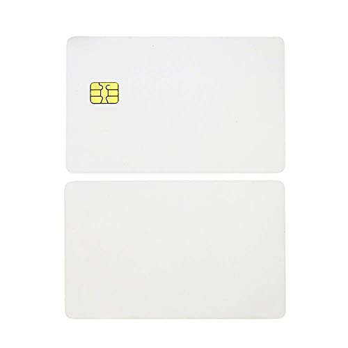 Gialer 50 Pack SLE4442 Chip Cards, Blank Smart Intelligent Card Contact IC Card, ISO 7816 Contact Smart Card, Contact Chip PVC Card for Hotel Key Card/Access Control System - Image 2